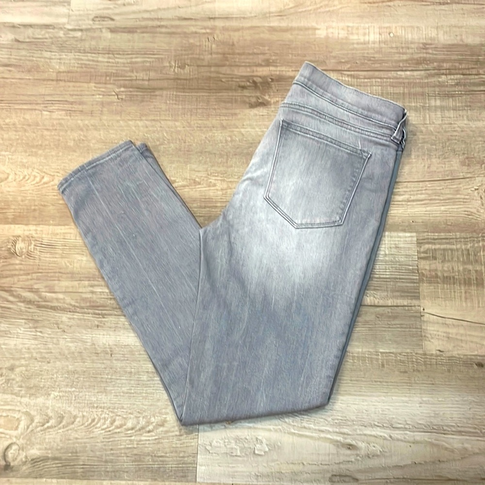 J. Crew Factory Gray wash skinny jeans, size 28